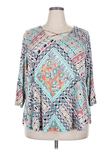 Ruby Rd. 3/4 Sleeve Blouse (view 1)