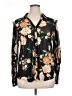 Ember Floral Black Long Sleeve Blouse Size XL - photo 1