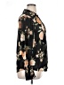 Ember Floral Black Long Sleeve Blouse Size XL - photo 4