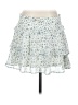 Altar'd State 100% Polyester Floral Blue Casual Skirt Size XS - photo 2