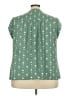 Daniel Rainn 100% Polyester Green Short Sleeve Blouse Size 3X - photo 2