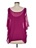 Red Haute 100% Polyester Purple Sleeveless Blouse Size M - photo 2