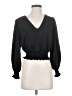 Amanda Uprichard 100% Polyester Black Long Sleeve Blouse Size XS - photo 1
