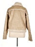 NVLT 100% Polyester Tan Faux Fur Jacket Size XL - photo 2