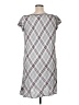 Max Studio Plaid Gray Casual Dress Size XL - photo 2