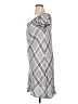 Max Studio Plaid Gray Casual Dress Size XL - photo 5