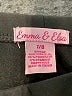 Emma & Elsa Graphic Black Casual Pants Size 7 - 8 - photo 3