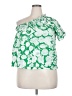 J.Crew 100% Cotton Green Short Sleeve Blouse Size 2X - photo 1