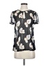 Ann Taylor 100% Polyester Gray Short Sleeve Blouse Size XS - photo 1