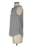 Ann Taylor LOFT 100% Polyester Gray Sleeveless Blouse Size XS - photo 5