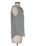 Ann Taylor LOFT 100% Polyester Gray Sleeveless Blouse Size XS - photo 4