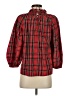 J.Crew Red 3/4 Sleeve Blouse Size XS - photo 2
