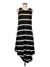 West Loop Stripes Black Casual Dress Size M - photo 1