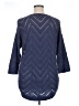 Lee Chevron-herringbone Blue Pullover Sweater Size XL - photo 2