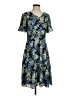 Talbots Paisley Blue Casual Dress Size 2 - photo 1