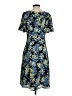 Talbots Paisley Blue Casual Dress Size 2 - photo 2