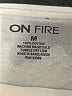 ON FIRE 100% Cotton Ivory Long Sleeve Top Size M - photo 7