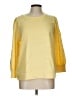 Ann Taylor LOFT 100% Cotton Yellow Sweatshirt Size L - photo 1