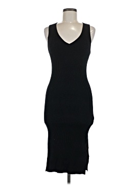 jacquard knit midi dress A-Line Floral Jacquard Soft Knit Midi Dress