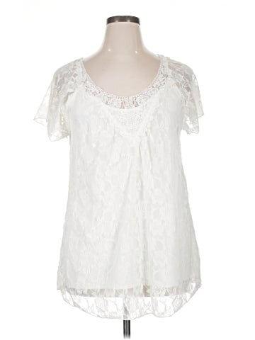 Lavish Short Sleeve Blouse (view 1)