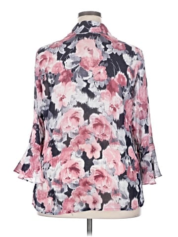 Sara Michelle 3/4 Sleeve Blouse (view 2)