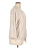 Chico's Stripes Tan 3/4 Sleeve Button-Down Shirt Size XL - photo 4