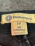 Democracy Solid Black Jeans Size 14 - photo 7