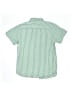 Burberry 100% Cotton Checkered-gingham Plaid Stripes Green Short Sleeve Button-Down Shirt Size 8 - photo 2