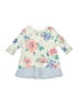 Carter's Floral Blue Pullover Sweater 0-3 MO / 3 MO - photo 2