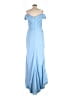 Unbranded 100% Polyester Blue Cocktail Dress Size 12 - photo 2