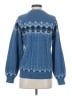 Assorted Brands 100% Acrylic Chevron-herringbone Blue Pullover Sweater Size S (estimated) - photo 2