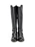 INC International Concepts 100% Leather Black Boots Size 7 - photo 2
