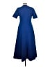 Cos Solid Blue Casual Dress Size L - photo 2
