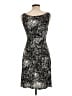 Max Mara Studio Animal Print Black Cocktail Dress Size L - photo 2