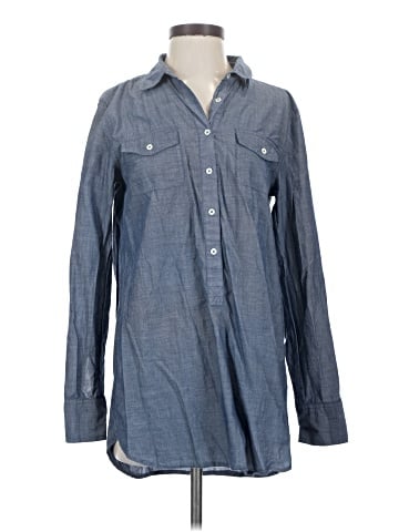 J.Crew Factory Store Long Sleeve Blouse (view 1)
