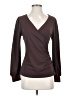 Universal Standard Solid Brown Long Sleeve Blouse Size 00 - 0 - photo 1