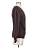 Universal Standard Solid Brown Long Sleeve Blouse Size 00 - 0 - photo 4