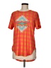 Crazy Train Orange Short Sleeve Top Size M - photo 1