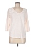 Eddie Bauer White 3/4 Sleeve Top Size M (petite) - photo 1