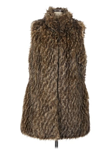 MICHAEL Michael Kors Faux Fur Vest (view 1)