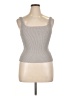 Babaton Gray Sleeveless T-Shirt Size XL - photo 1