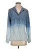 Orvis 100% Lyocell Blue Long Sleeve Blouse Size S - photo 1