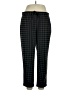 Liz Claiborne Houndstooth Black Casual Pants Size XL - photo 1