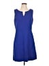 Gap Solid Blue Casual Dress Size 12 (tall) - photo 1