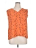 Katherine Barclay 100% Polyester Orange Sleeveless Blouse Size XL - photo 1