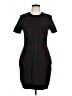 MICHAEL Michael Kors Houndstooth Black Casual Dress Size L - photo 1