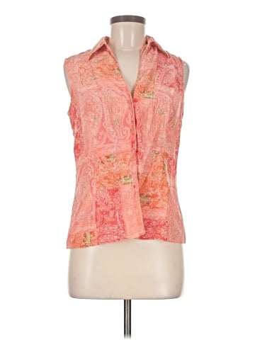 Jones Wear Sleeveless Silk Top (view 1)