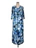 Catherines Tropical Blue Casual Dress Size 1X - photo 1