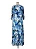 Catherines Tropical Blue Casual Dress Size 1X - photo 2