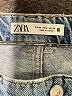 Zara Color Block Blue Jeans Size 6 - photo 7